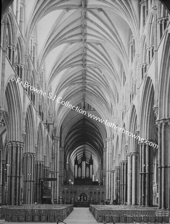 CATHEDRAL NAVE FROM W.